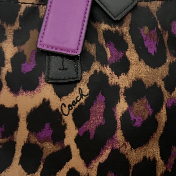 Coach cheetah print purse - Picture 5 of 6
